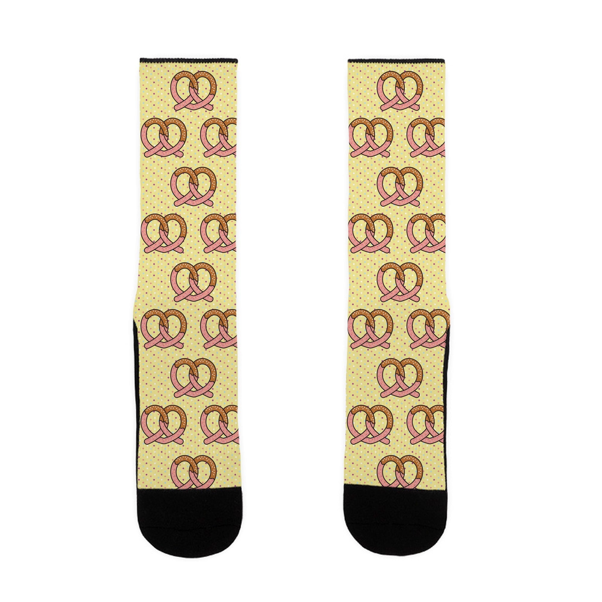Chocolate Dipped Pretzel Socks