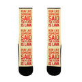 Run Like Someone Said The Floor Is Lava Socks