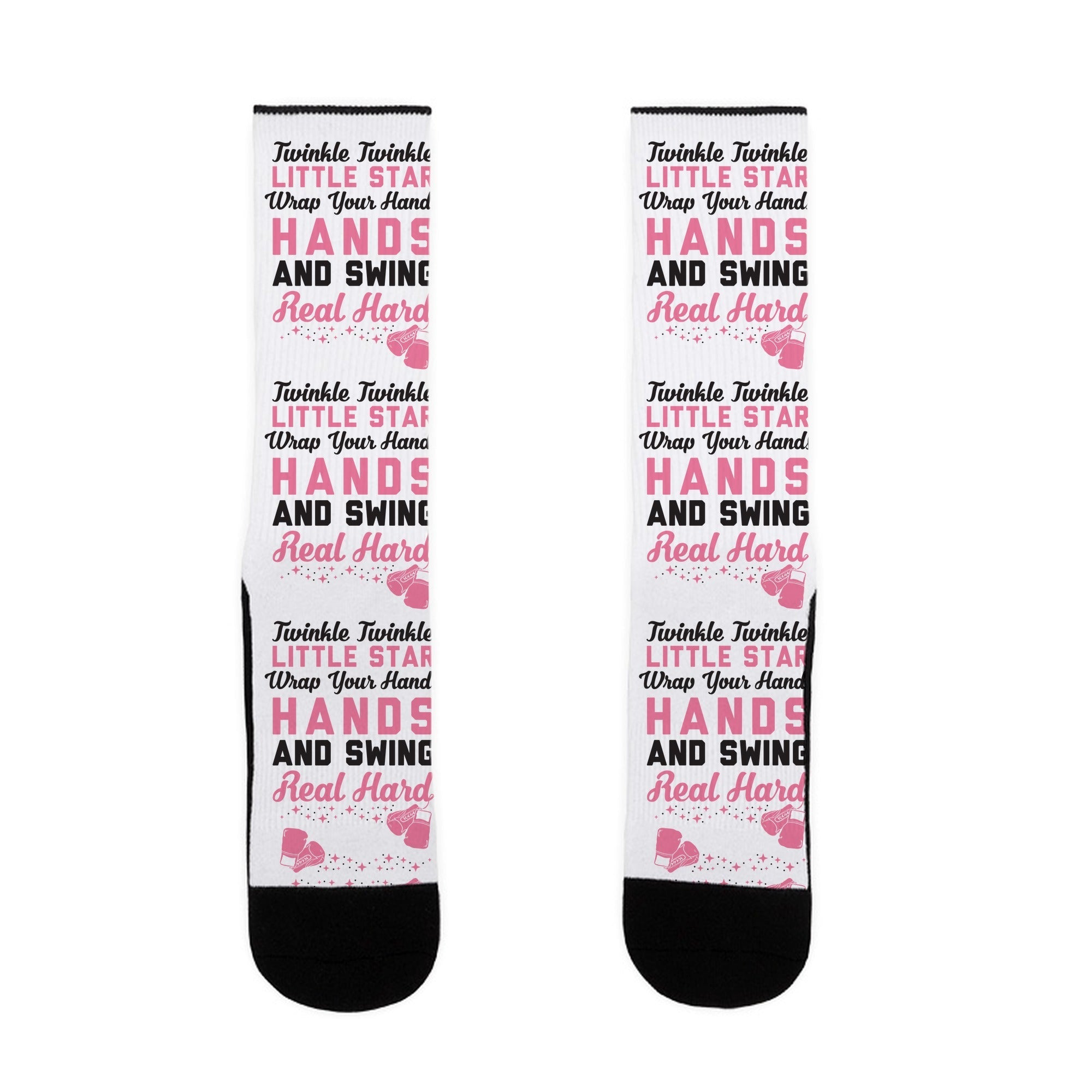 Twinkle Twinkle Little Star Wrap Your Hands And Swing Real Hard Socks