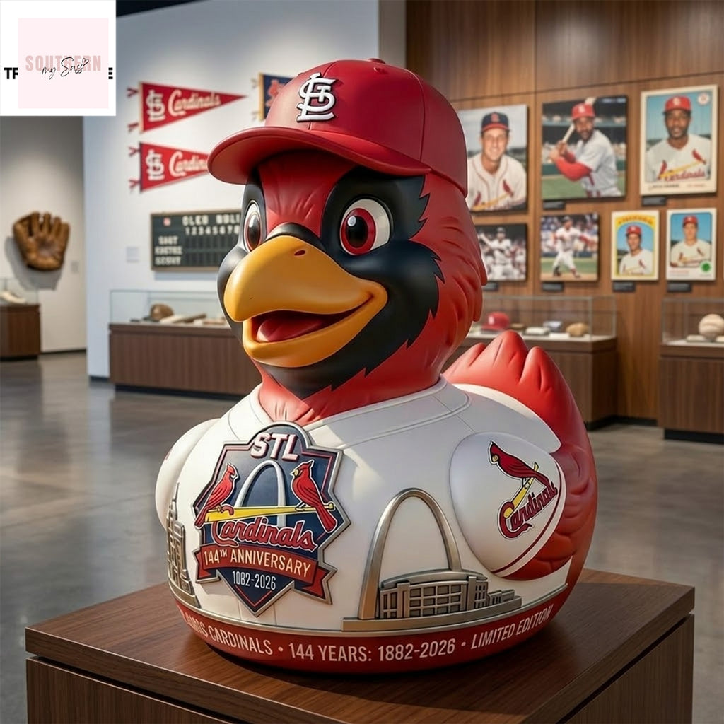 St Louis Cardinals 144Th Anniversary Commemorative Rubber Duck