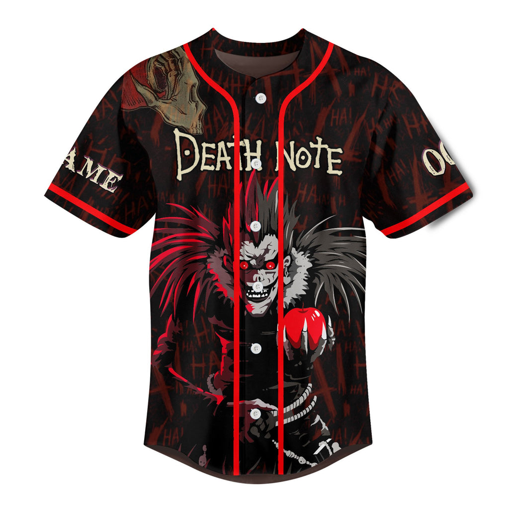 Stylish Evil Death Note Customized Baseball Jersey