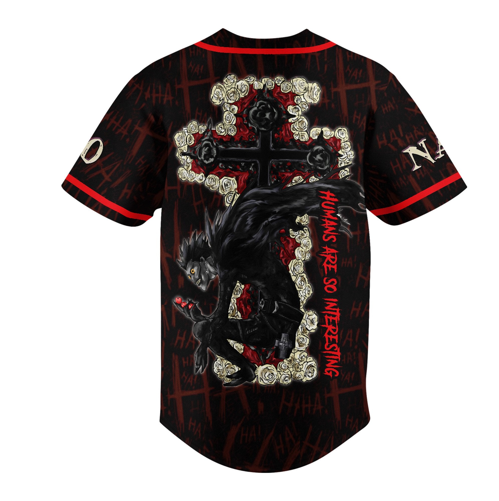 Stylish Evil Death Note Customized Baseball Jersey