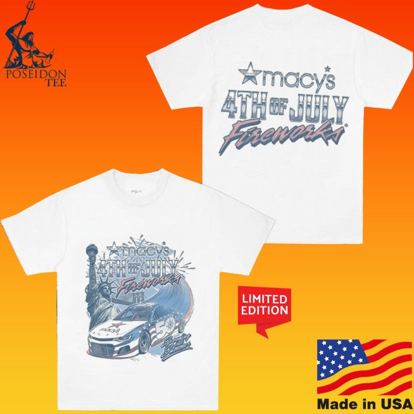 Tanner Glaves Macy’s 4th Of July Fireworks 50 T-shirt