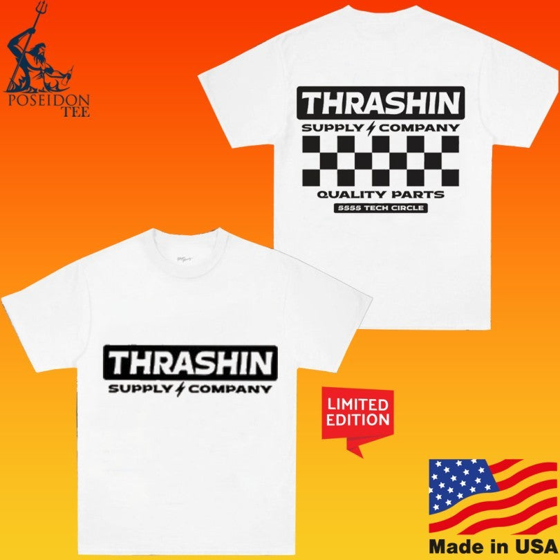 Thrashin Supply Company Quality Parts The Bar T-shirt