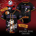 Unisex The Nightmare Before Christmas Custom Baseball Jersey