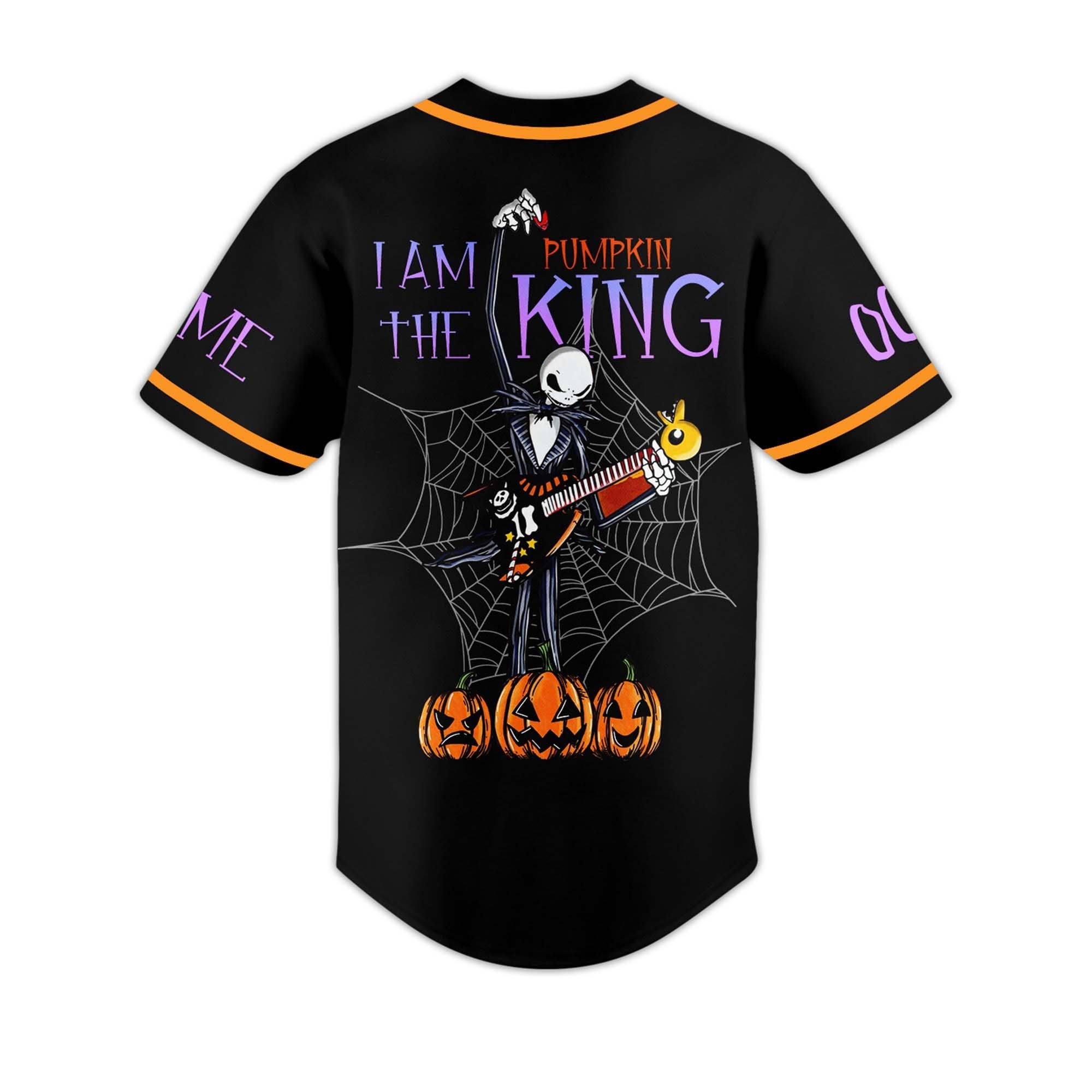 Unisex The Nightmare Before Christmas Custom Baseball Jersey