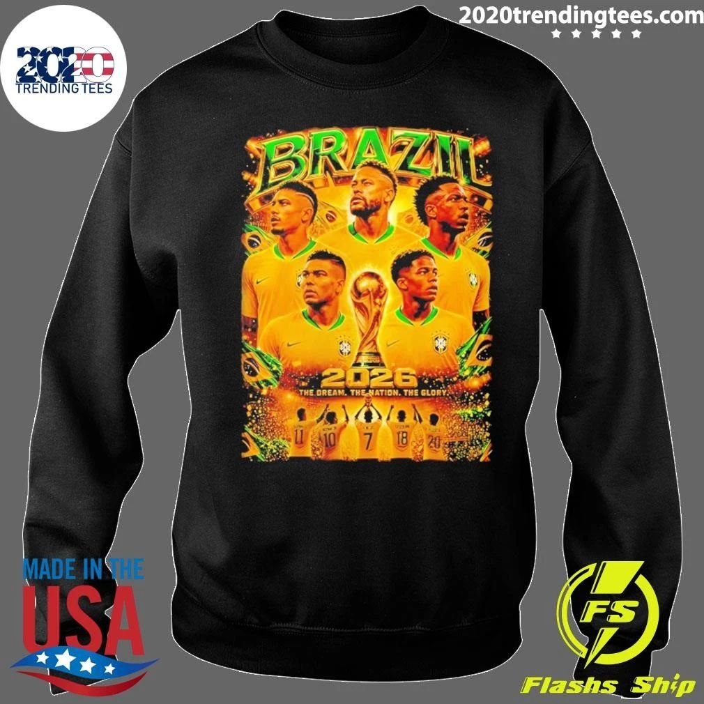 The Dream The Nation The Glory Brazil World Cup 2026 Vintage Shirt