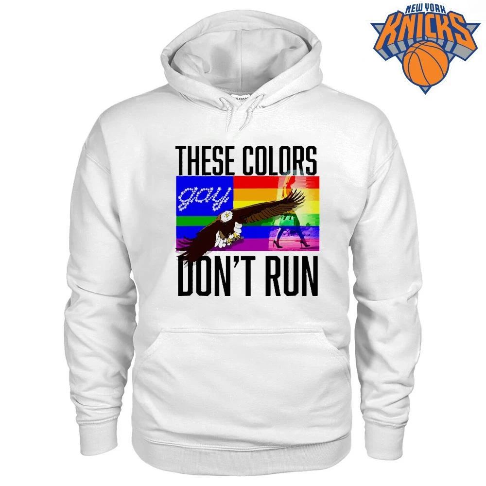 These Colors Don’t Run Gay American Pride Flag Eagle Meme Shirt