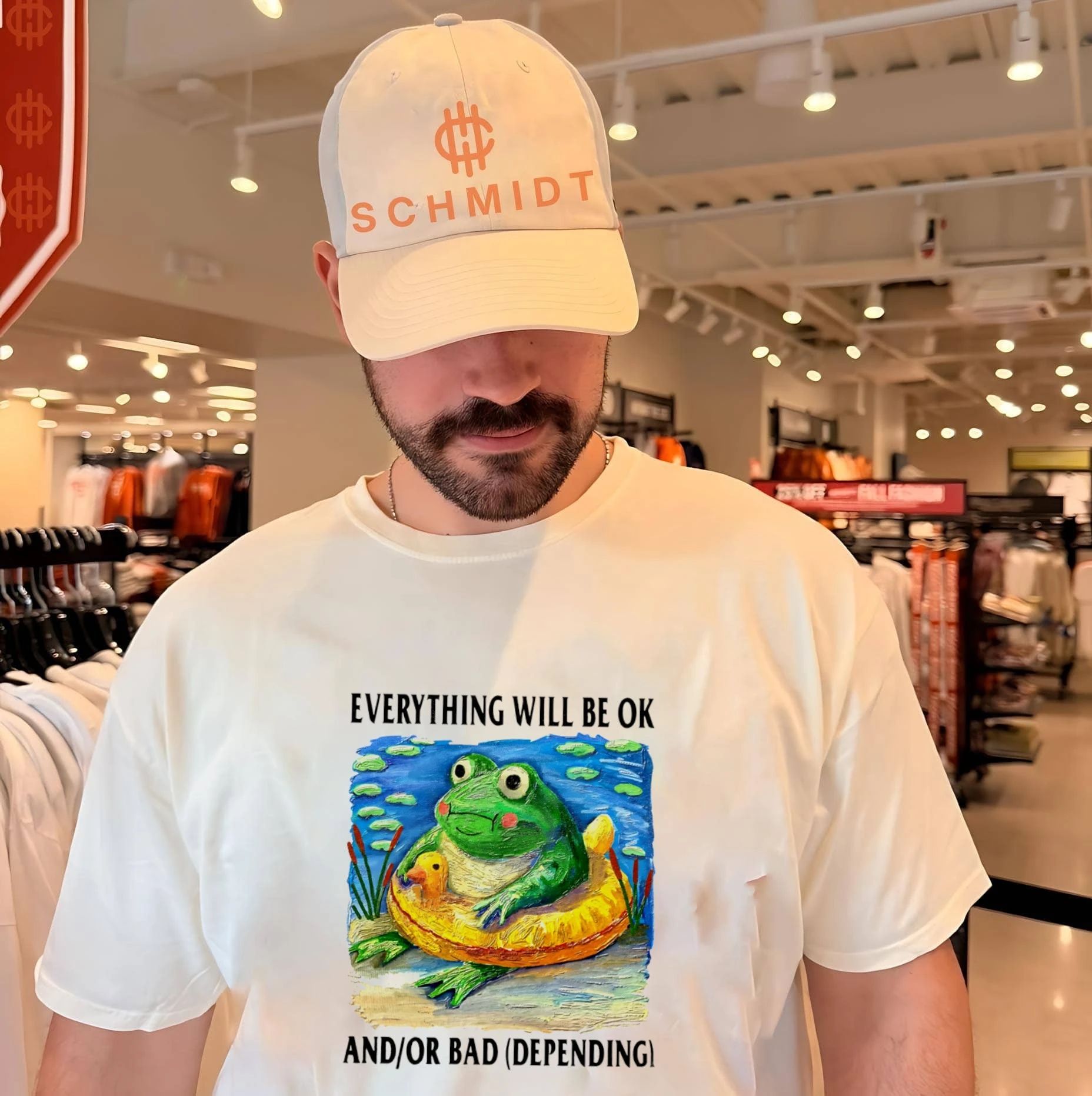 Everything Will Be Ok and or Bad Depending Frog shirt