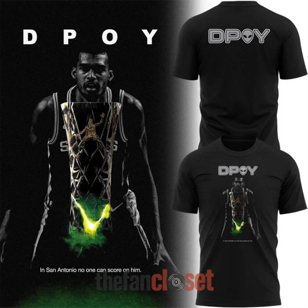 San Antonio Spurs Victor Wembanyama DPOY Special Shirt