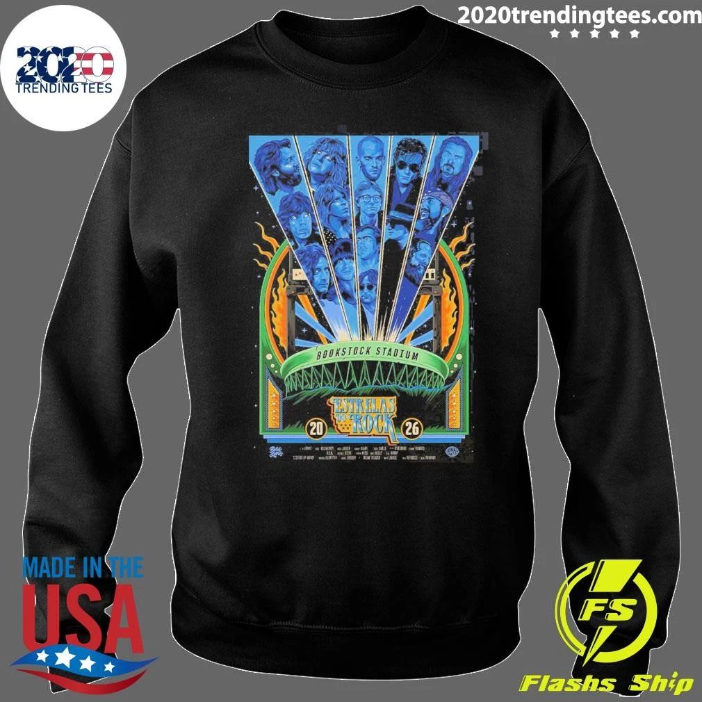 Bookstock Stadium Estrelas Do Rock On July 11 2026 Shirt