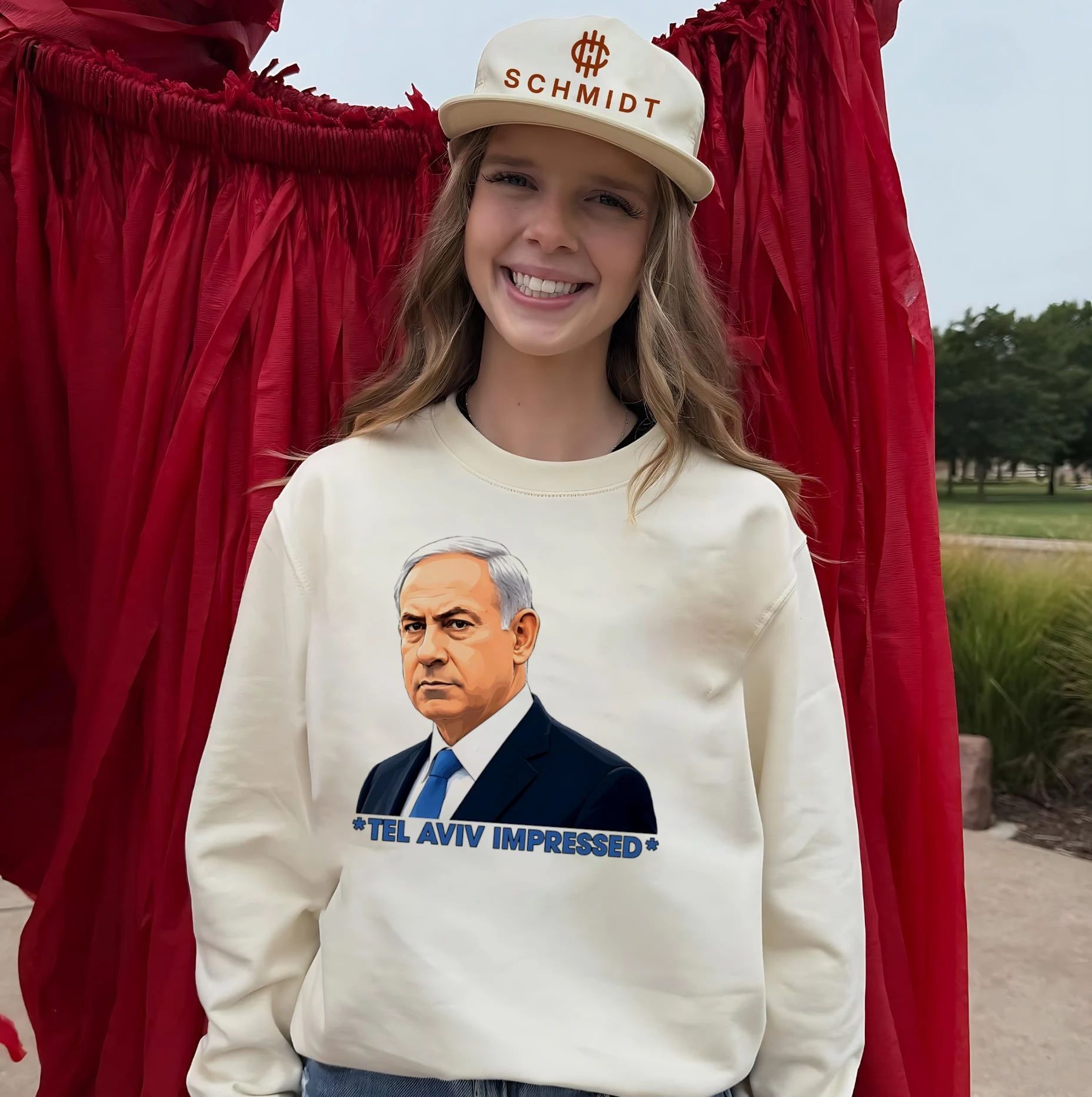 Benjamin Netanyahu Tel Aviv Impressed Meme shirt