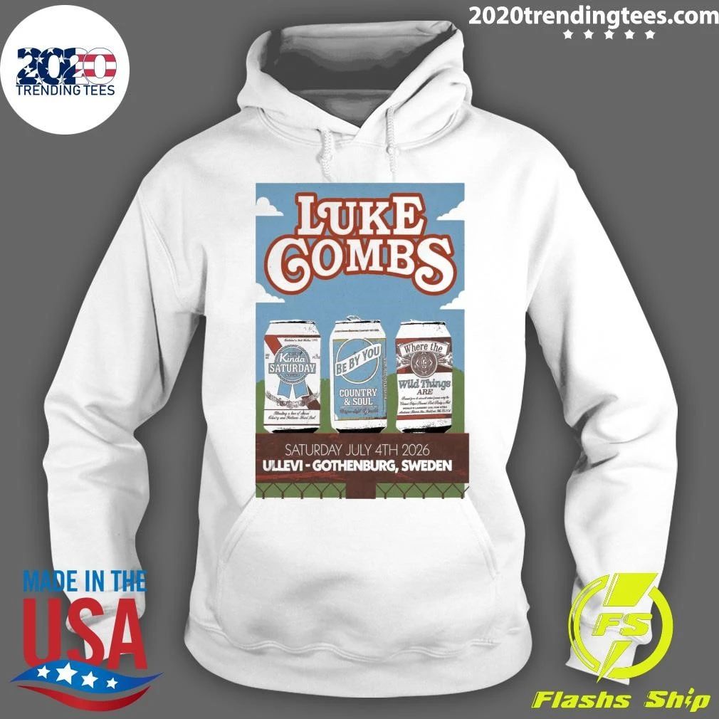 Luke Combs July 4th 2026 Ullevi Gothenburg, Sweden Shirt