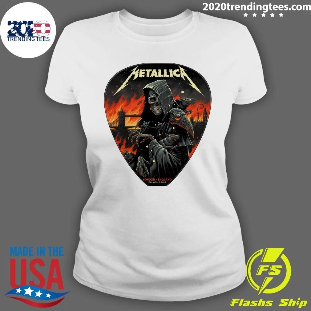 Metallica M72 London UK 2026 World Tour Shirt