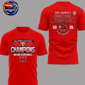 Miami Redhawks MAC Women’s Basketball Champions 2026 Two Sided Shirt