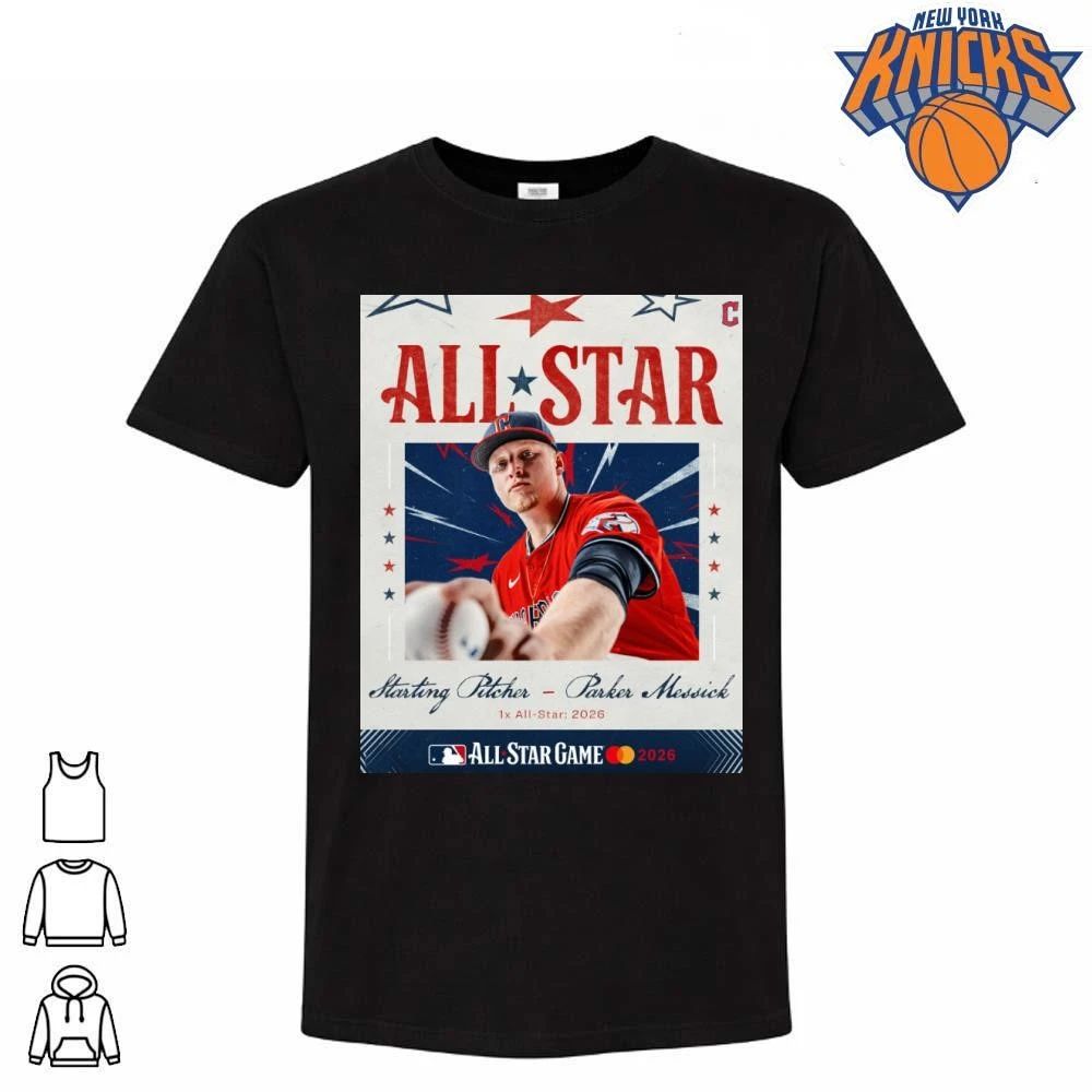 Cleveland Guardians Starting Pitcher Parker Messick All Star Game 2026 Sports Memorabilia Shirt