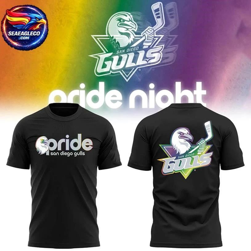 San Diego Gulls Pride Night 2026 Edition Two Sided Shirt