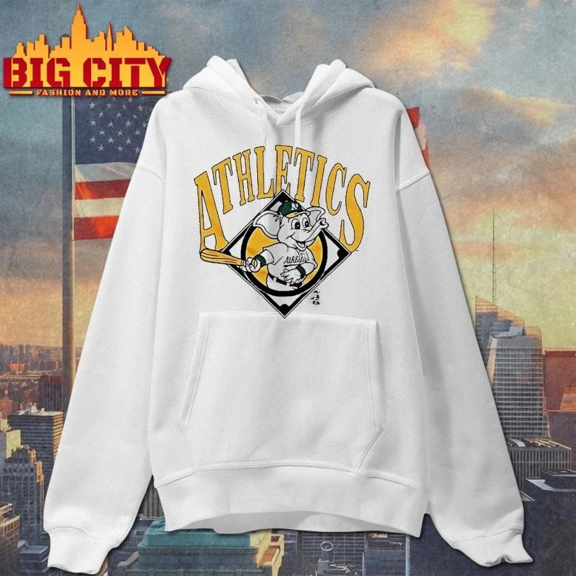 Oakland Athletics Stomper Mascot By Homage Baseball Shirt