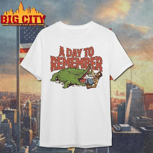 A Day To Remember 2026 Australia And New Zealand Tour Merch Crocodile Art Shirt