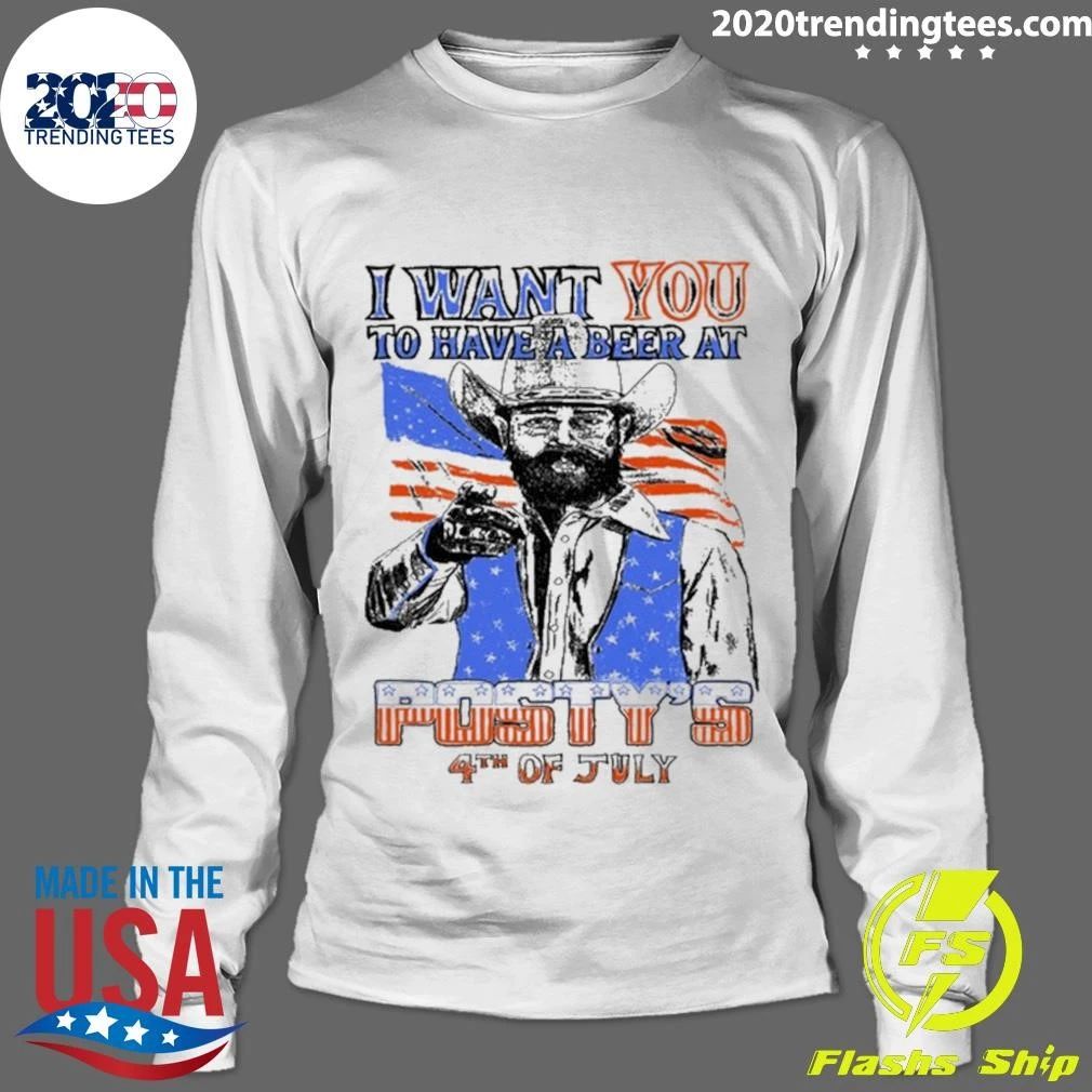 I Want You To Have A Beer At Posty’s 4th of July 2026 Bar Post Malone in Nashville, Tennessee Shirt