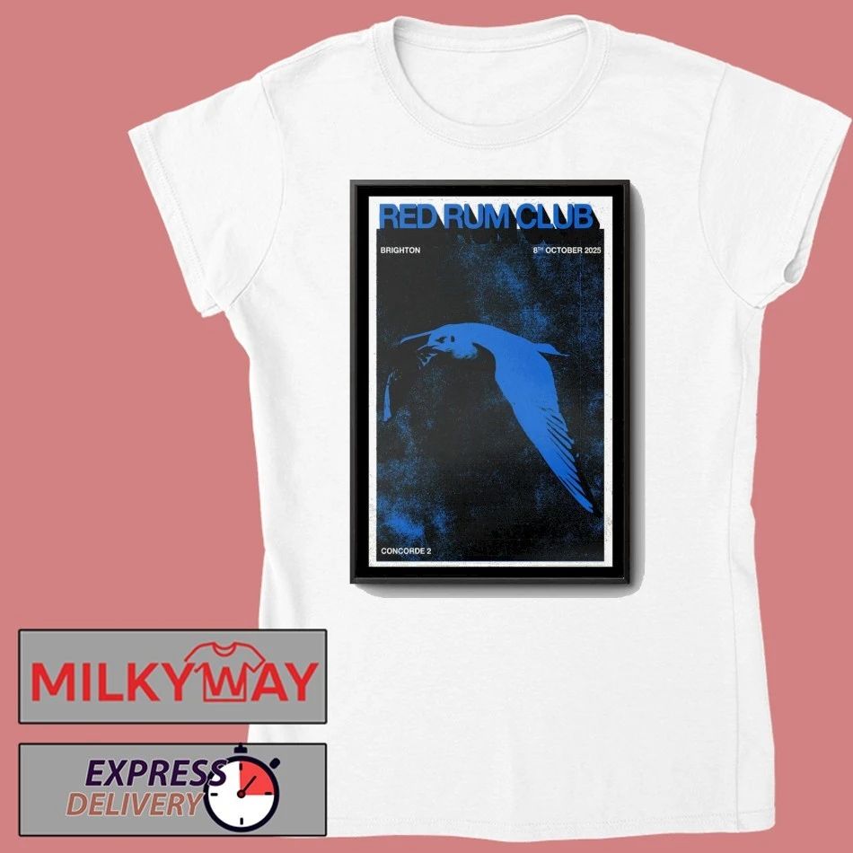 Poster Red Rum Club Tour Brighton, UK 10.08.2025 shirt