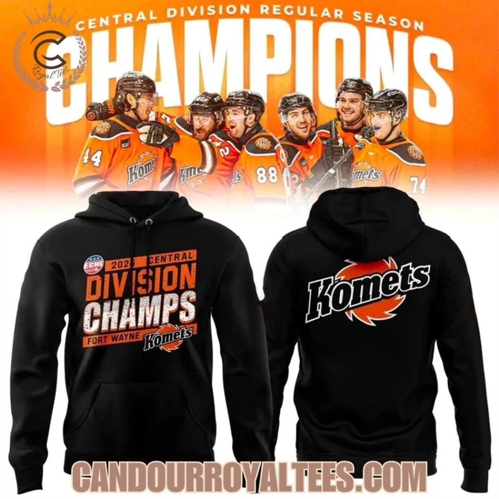 Fort Wayne Komets 2025-26 Central Division Champions Shirt