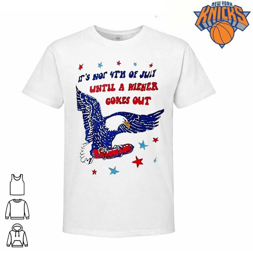 It’s Not 4th of July Until a Wiener Comes Out Bald Eagle shirt