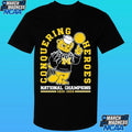 Michigan Wolverines 2026 National Champions Conquering Hero’s Basketball Shirt