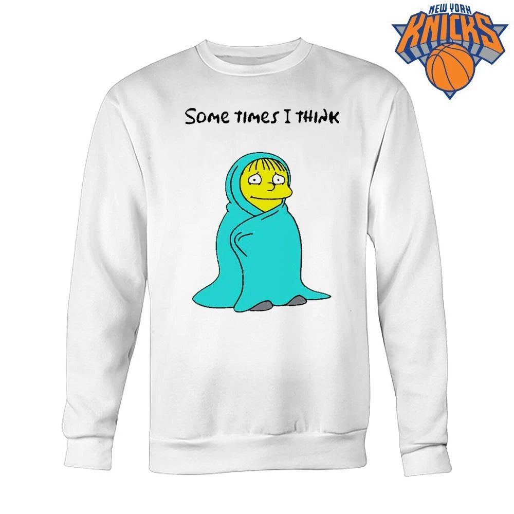 Some Times I Think Ralph Wiggum Simpsons blanket meme shirt