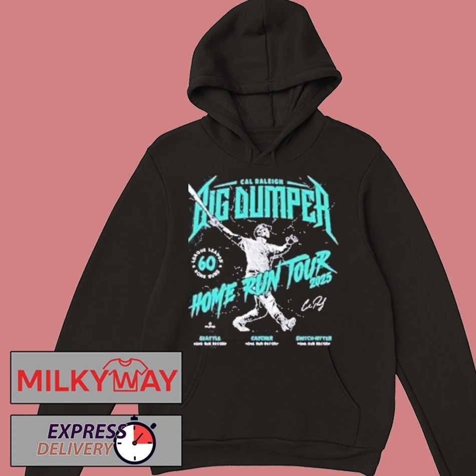 Cal Raleigh Big Dumper Home Run Tour 2025 MLBPA shirt