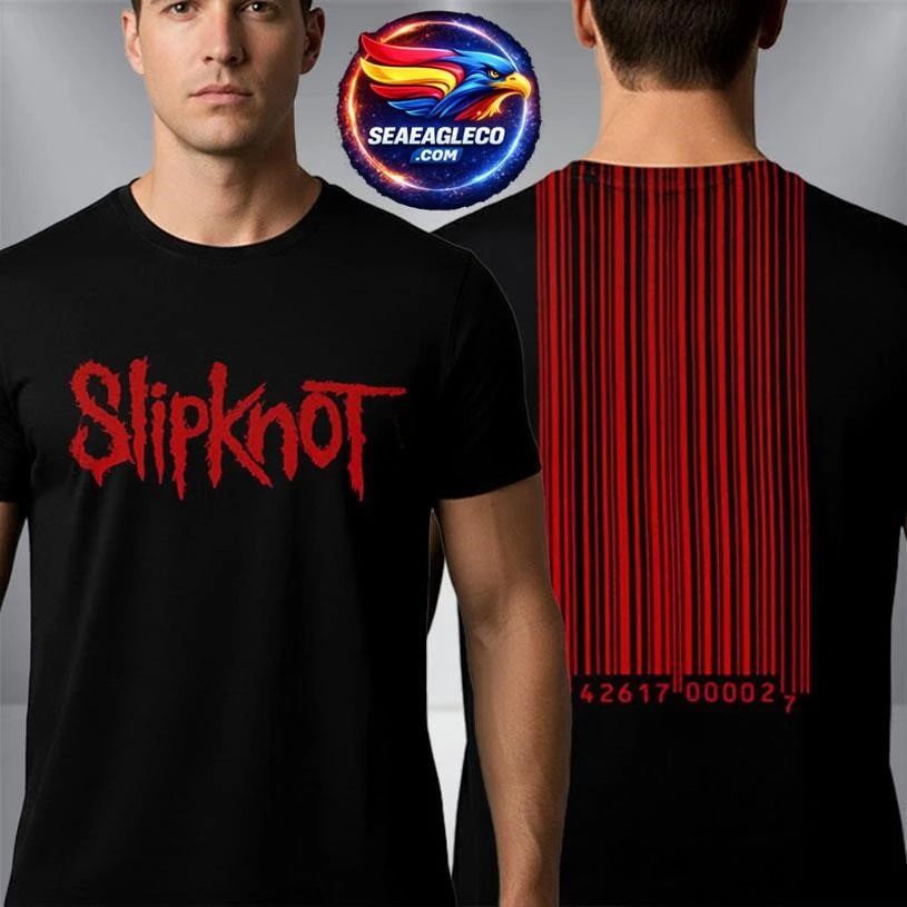 Welcome Skateboards x Slipknot Barcode Two Sided Shirt