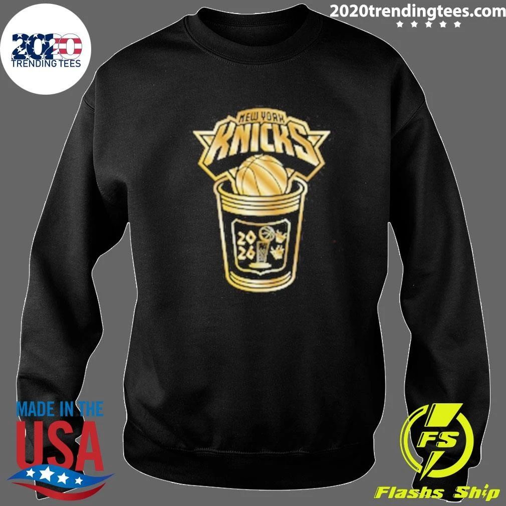 Mitchell Ness Knicks 2026 NBA Champions Coffee Tee Shirt
