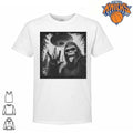 Bigfoot Rock On Sign Hand Gesture UFO Abduction Forest Graphic Shirt (1)