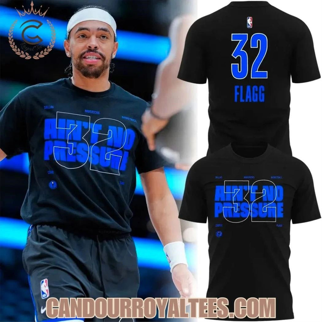 Dallas Mavericks Cooper Flagg Ain’t No Pressure Shirt