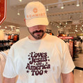 Love Jesus and America too shirt