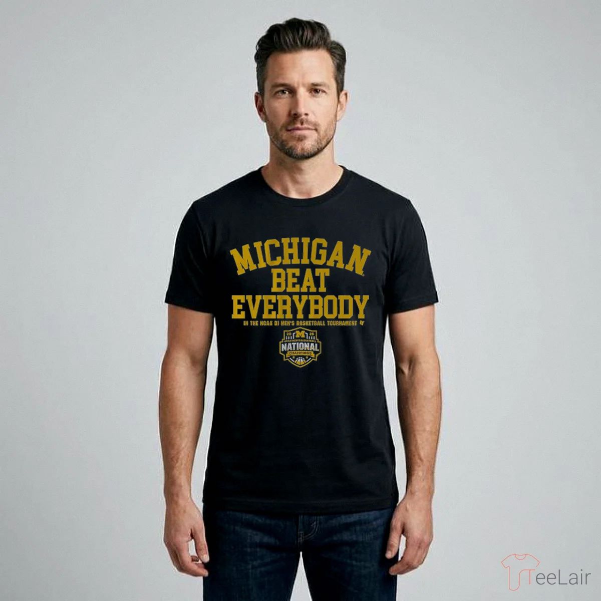 Michigan Wolverines MBB 2026 National Champions Beat Everybody Shirt