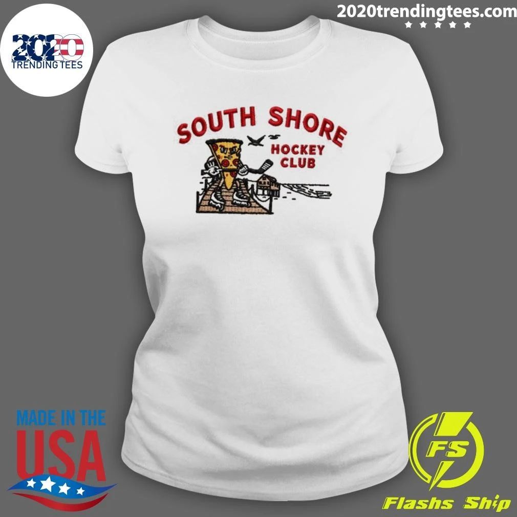 South Shore Hockey Club Pizza Tee Shirt