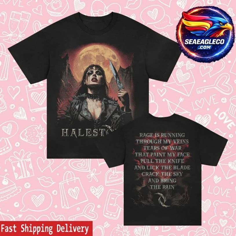Halestorm Rocks Pull The Knife Two Sided Shirt