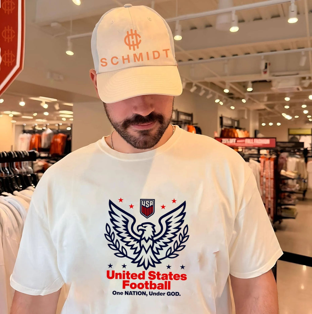 United States Football One Nation Under God shirt
