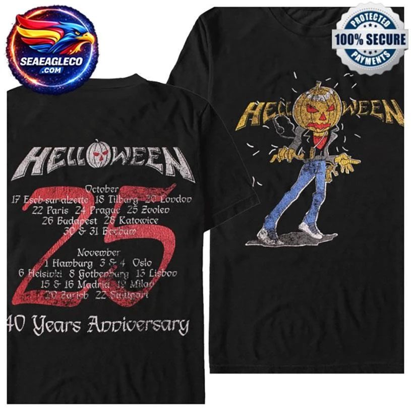 Impericon Helloween Jack O Lantern Tour 2025 Two Sided Shirt