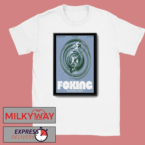 2025 Foxing St. Louis, MO Tour Poster shirt