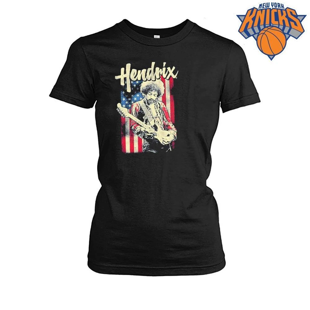 Vintage Jimi Hendrix American Flag Patriotic Happy 4th of July Guitarist Rock Legend Shirt