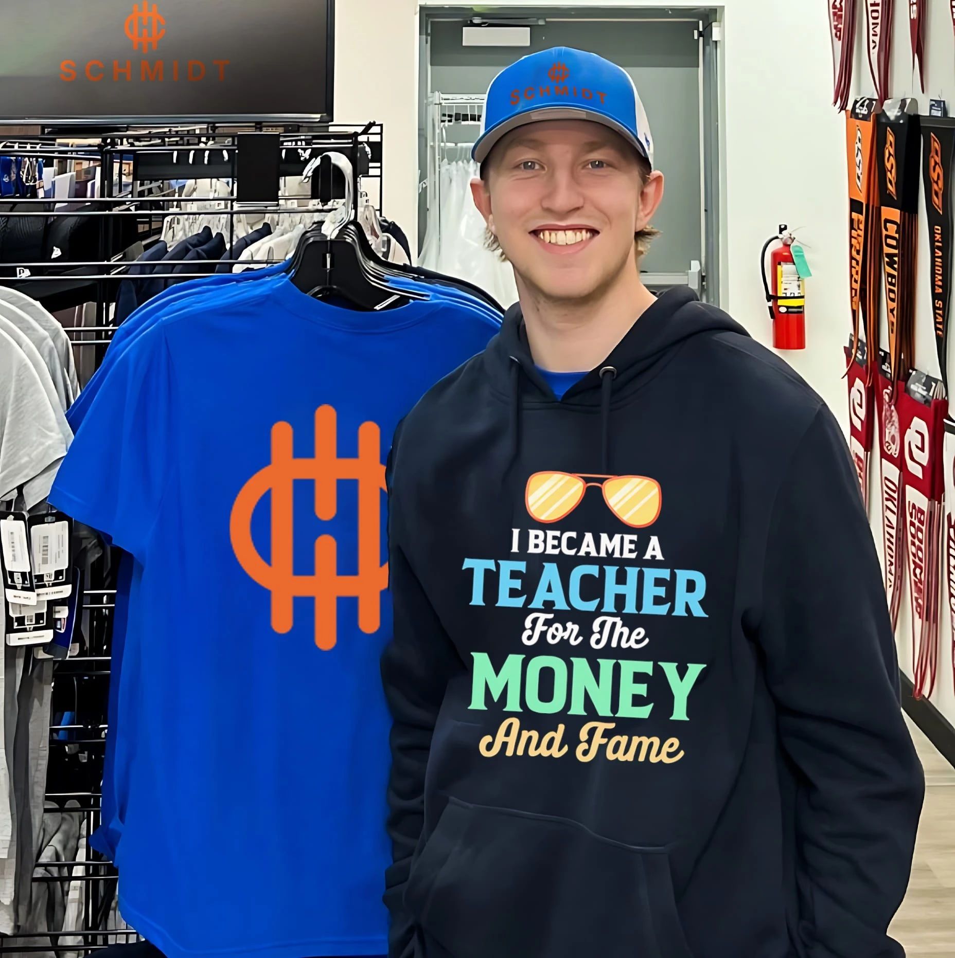 I became a teacher for the money and fame shirt