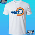Wbez Vintage Logo White Ringer Shirt