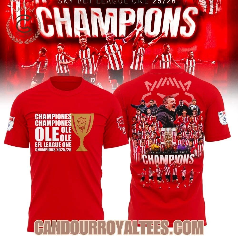 Lincoln City Sky Bet League One 25 26 Champions Shirt