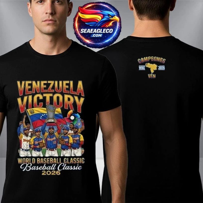 Venezuela Victory Champions 2026 World Baseball Classic Two Sided Shirt