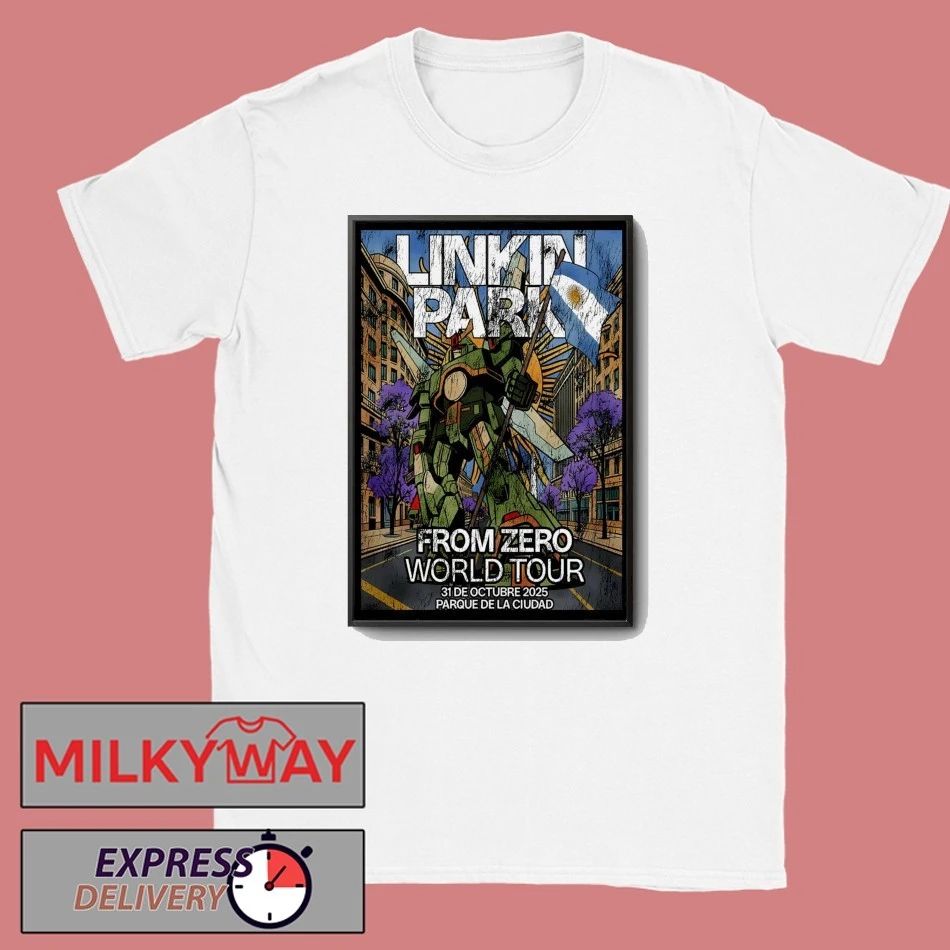 Linkin Park Argentina Tour 2025 Poster shirt