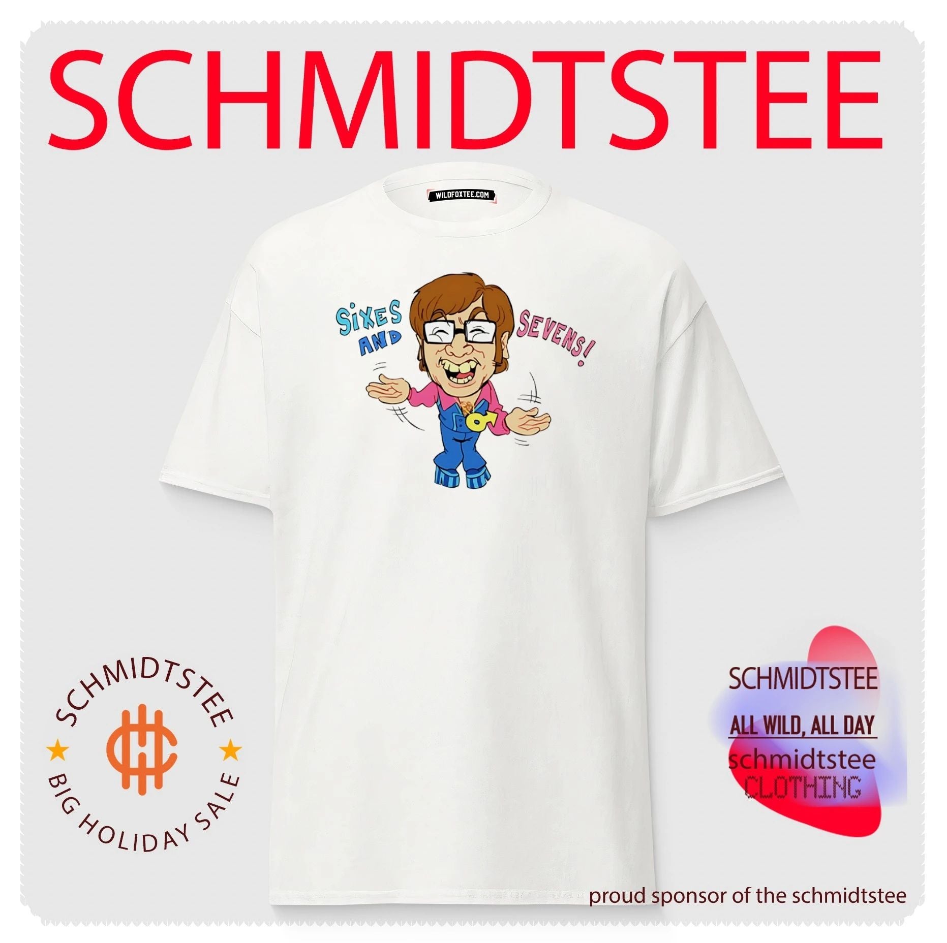 Sixes And Sevens Caricature shirt