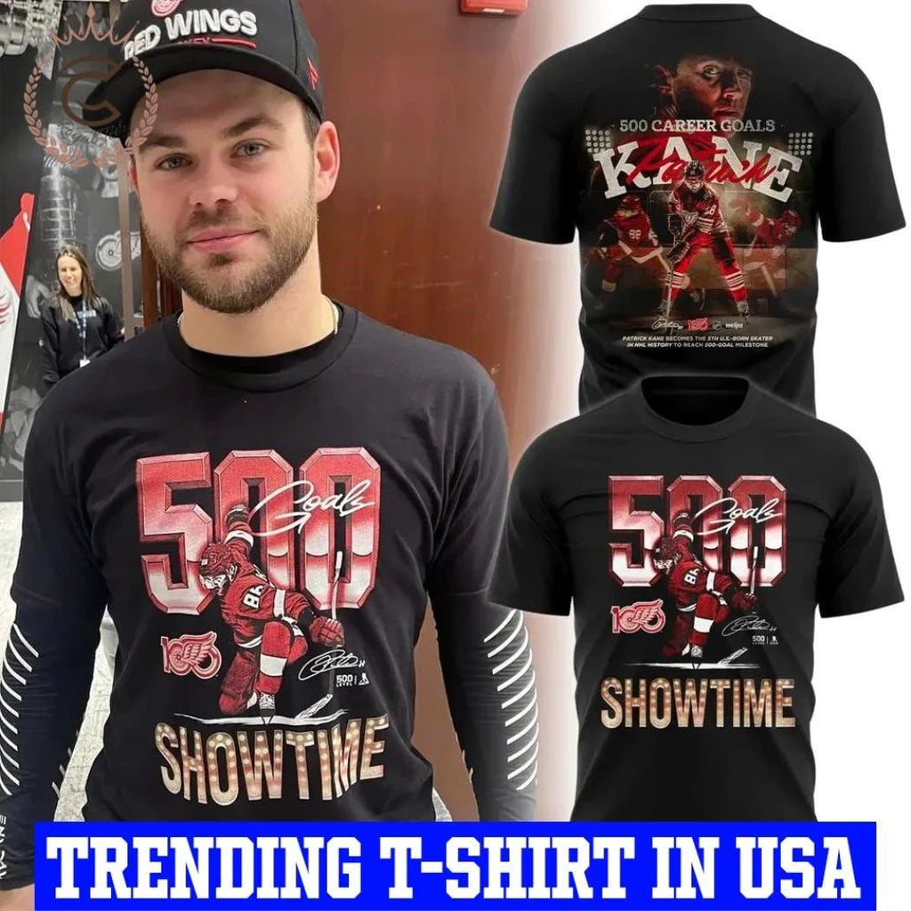 Detroit Red Wings Patrick Kane 500th Goal Shirt