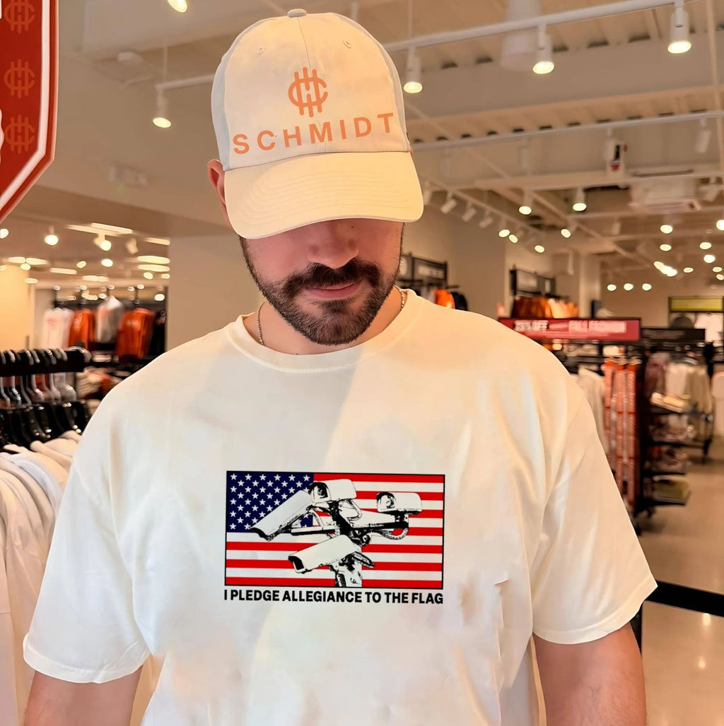 I Pledge Allegiance to the Flag Surveillance Camera shirt